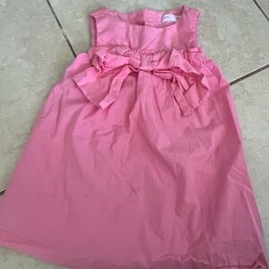 Pink bow dress
